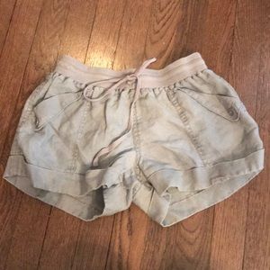 Linen Drawstring Shorts